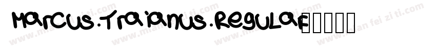 Marcus Traianus Regular字体转换